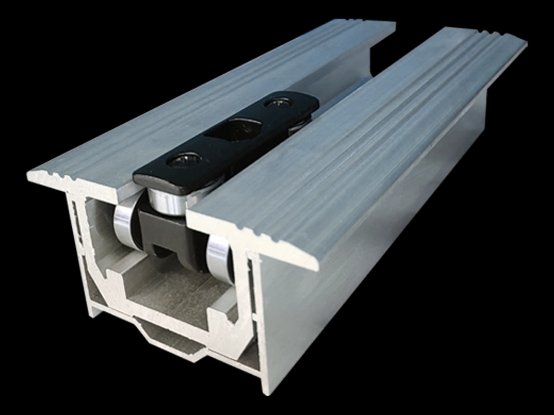 자동차전용 하부레일 실물